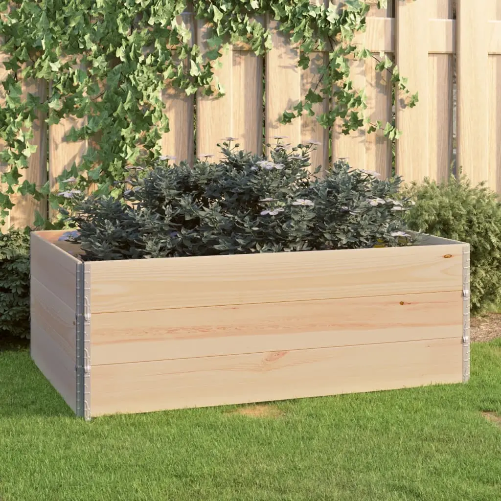 Jardinières surélevées 3 pcs 100×150 cm Bois de pin solide vidaXL 3055171
