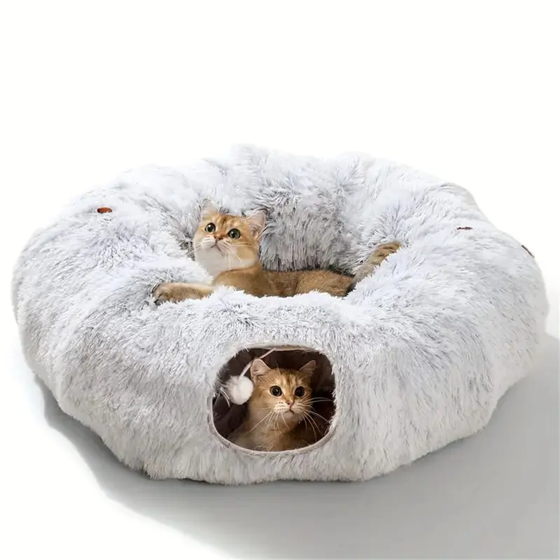 Lit pour chat en peluche universel quatre saisons MCBOSON