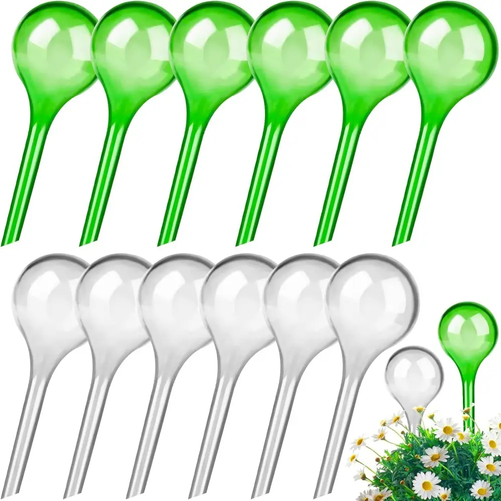 Lot de 12 globes d’arrosage automatique en pour plantes d’intérieur MCBOSON