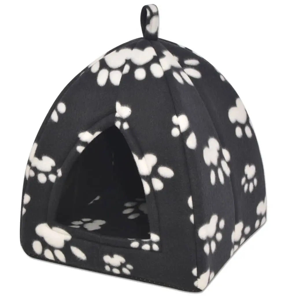 Lit pour chats Taille L Noir vidaXL 170471