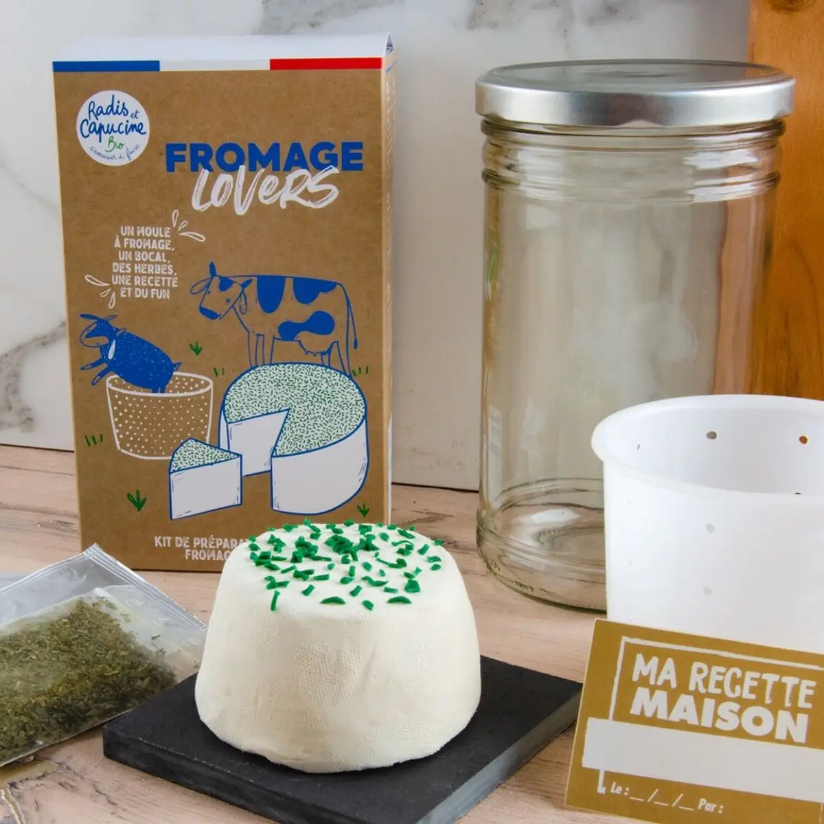 Kit pour fabriquer son fromage Bio –