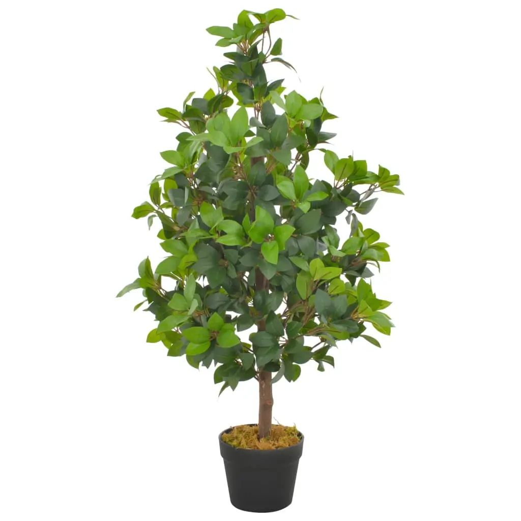 Laurier Artificiel avec Pot Décoration Intérieur Aspect Réaliste 90 cm – ComfortXL Outdoor Living