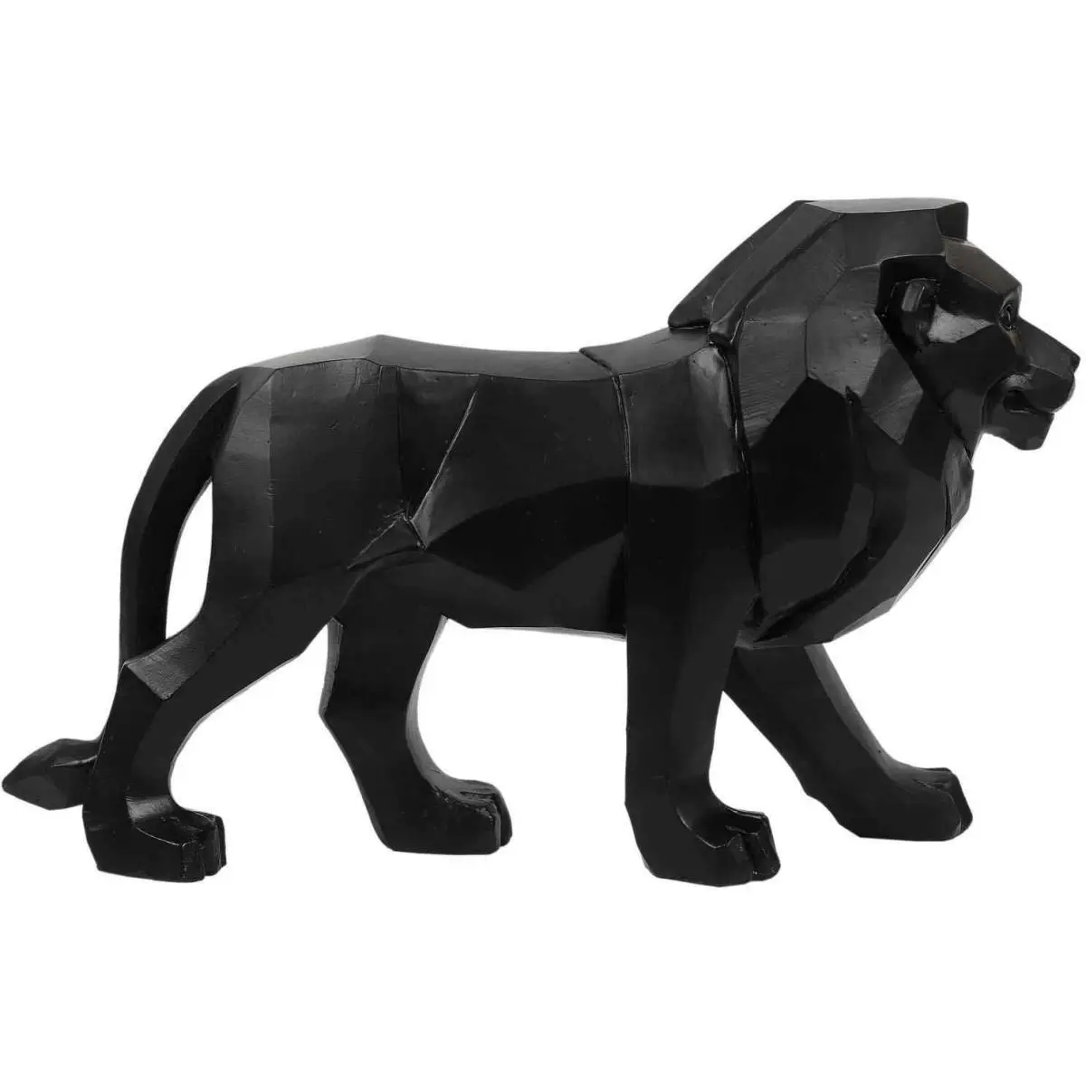 Lion origami en polyrésine 33 x 11.5 x 21.5 cm