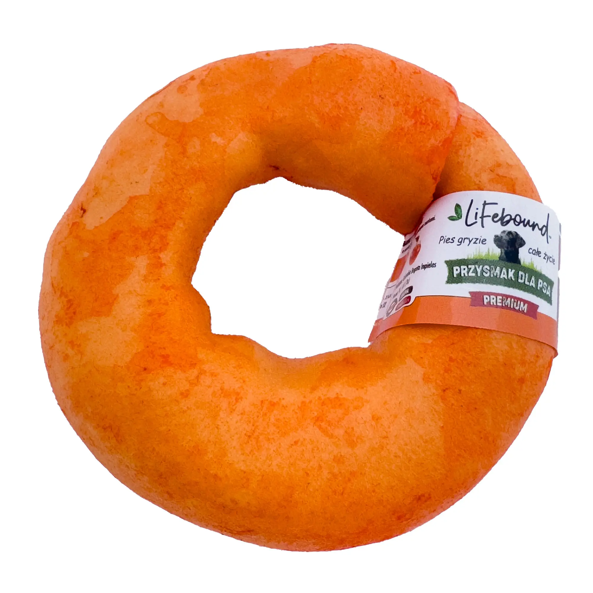 Lifebound Os à mâcher en cuir de veau, petit anneau, lot de 10, 8,9 cm