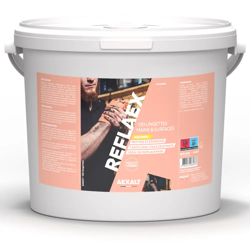 Lingettes nettoyantes Duperlemain (130 lingettes) | SA607 – Aexalt Pluho