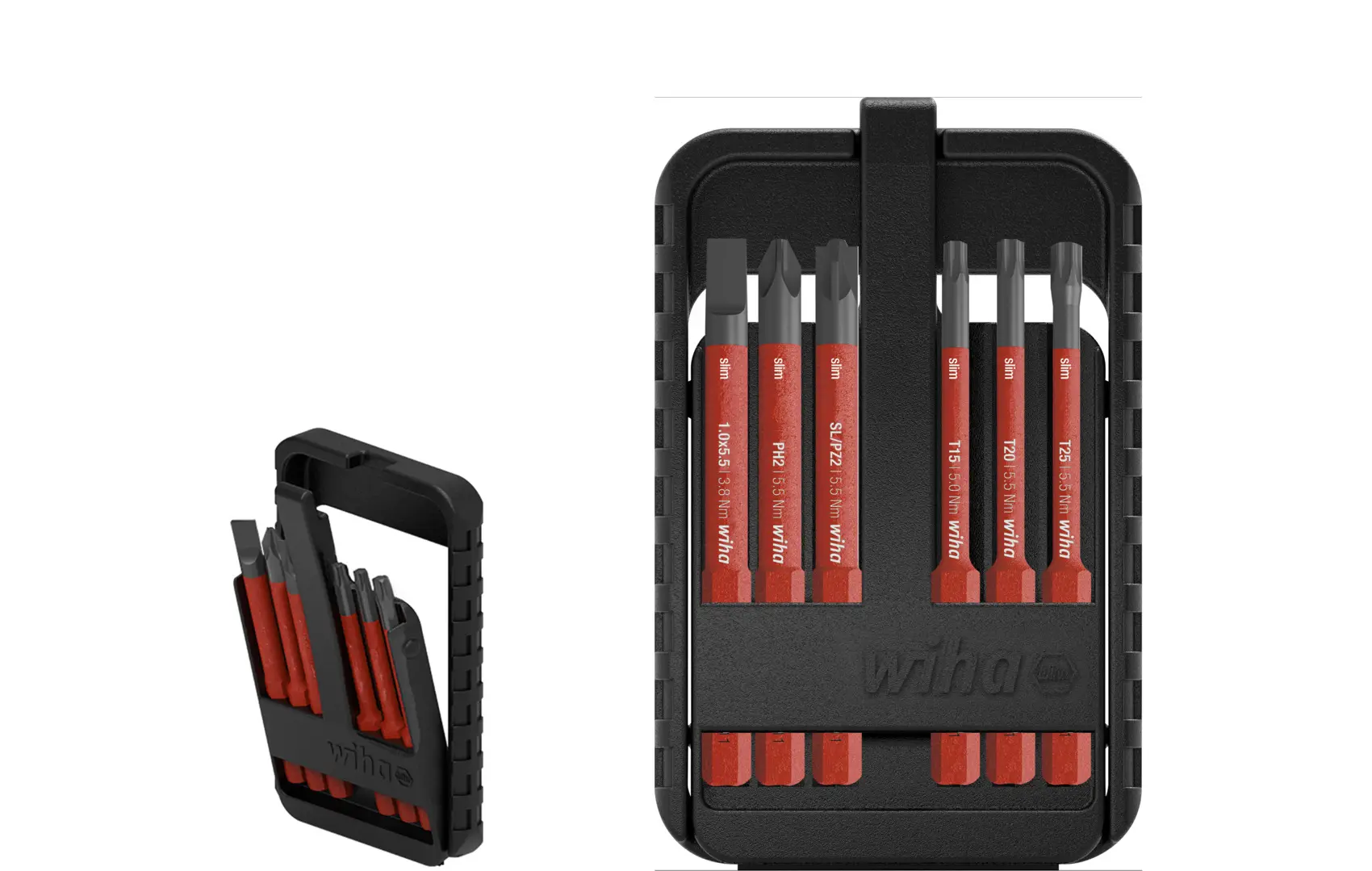 Jeu d’embouts slim electric – Coffret de 6 embouts Power Slim – 6 pans – WIHA – 45804
