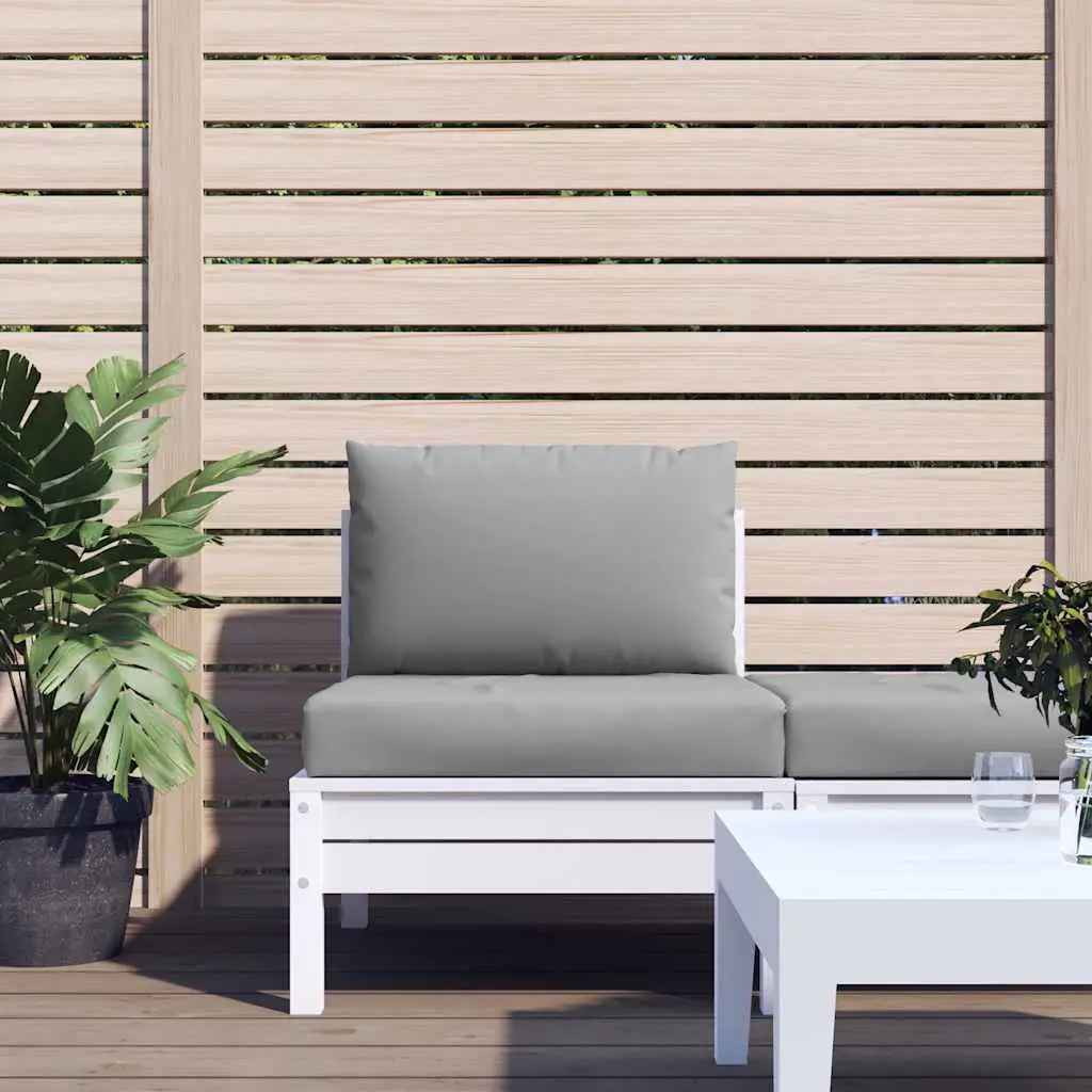 Lot Coussins Palette Tissu Oxford Déperlant Assise et Dossier pour Intérieur Extérieur Gris – ComfortXL Outdoor Living