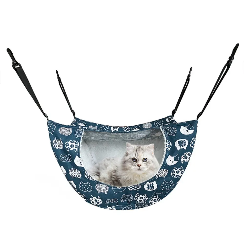lit pour chat-Hamac suspendu- double face pour chat et petits animaux – Living123