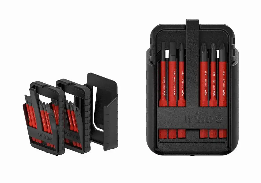 Jeu d’embouts slim electric WIHA – 12 pièces en coffret – 43162