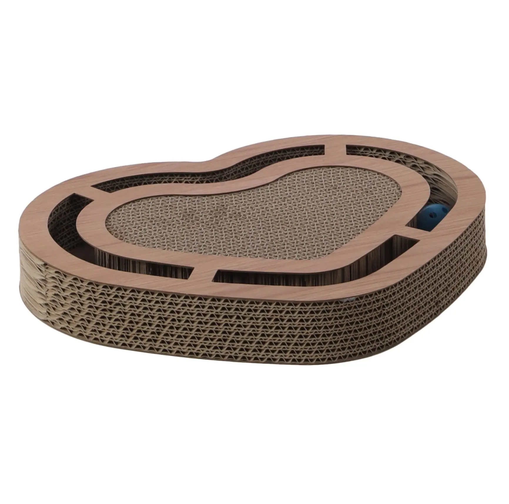 Jeu a Griffer pour Chat 42 cm Coeur avec Balle Sonore