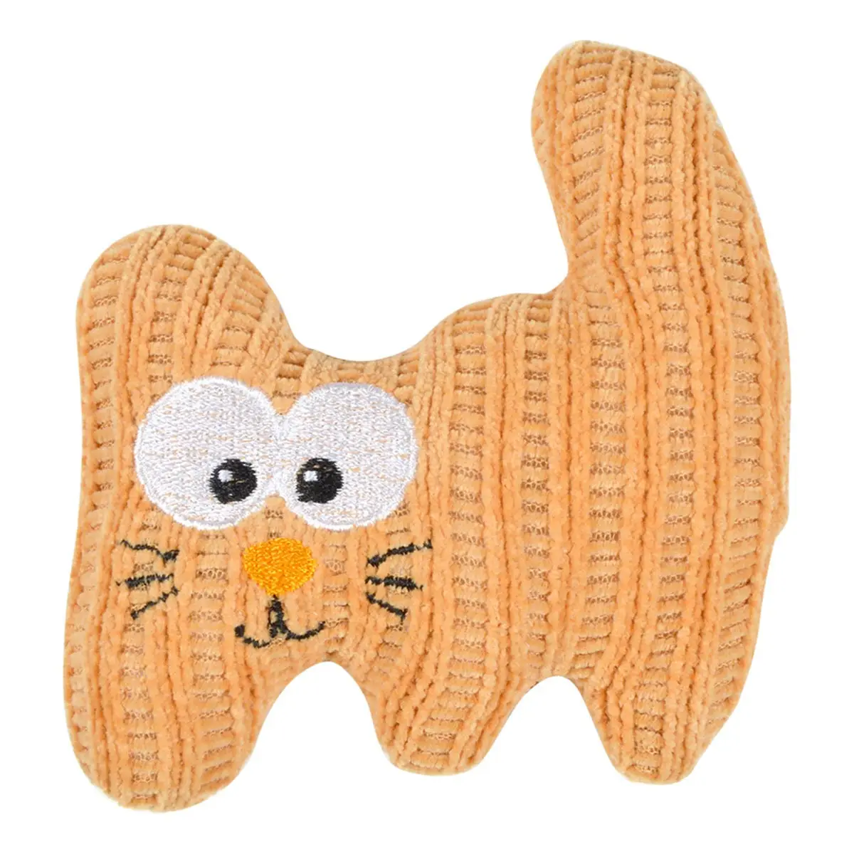 Jouet Peluche pour Chat «Boho Cat» 12cm Moutarde