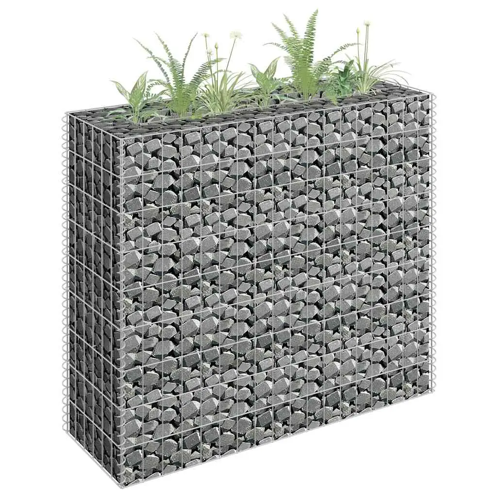 Lit surélevé à gabion Acier galvanisé 90x30x90 cm vidaXL 145631