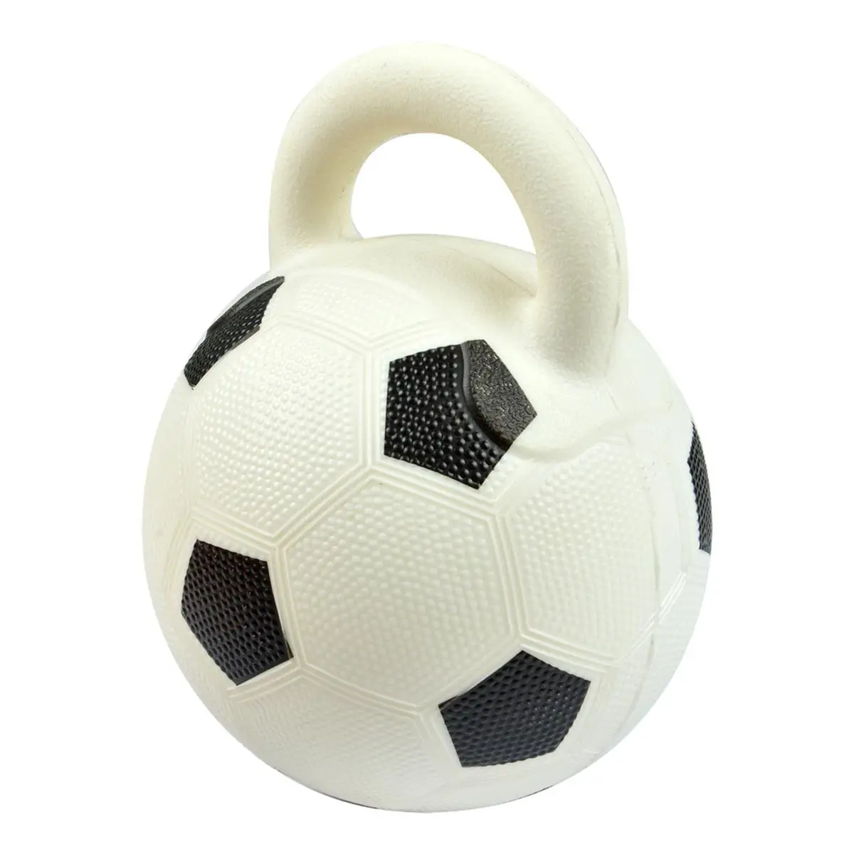 Jouet pour Chien «Ballon de Foot» 20cm Blanc & Noir