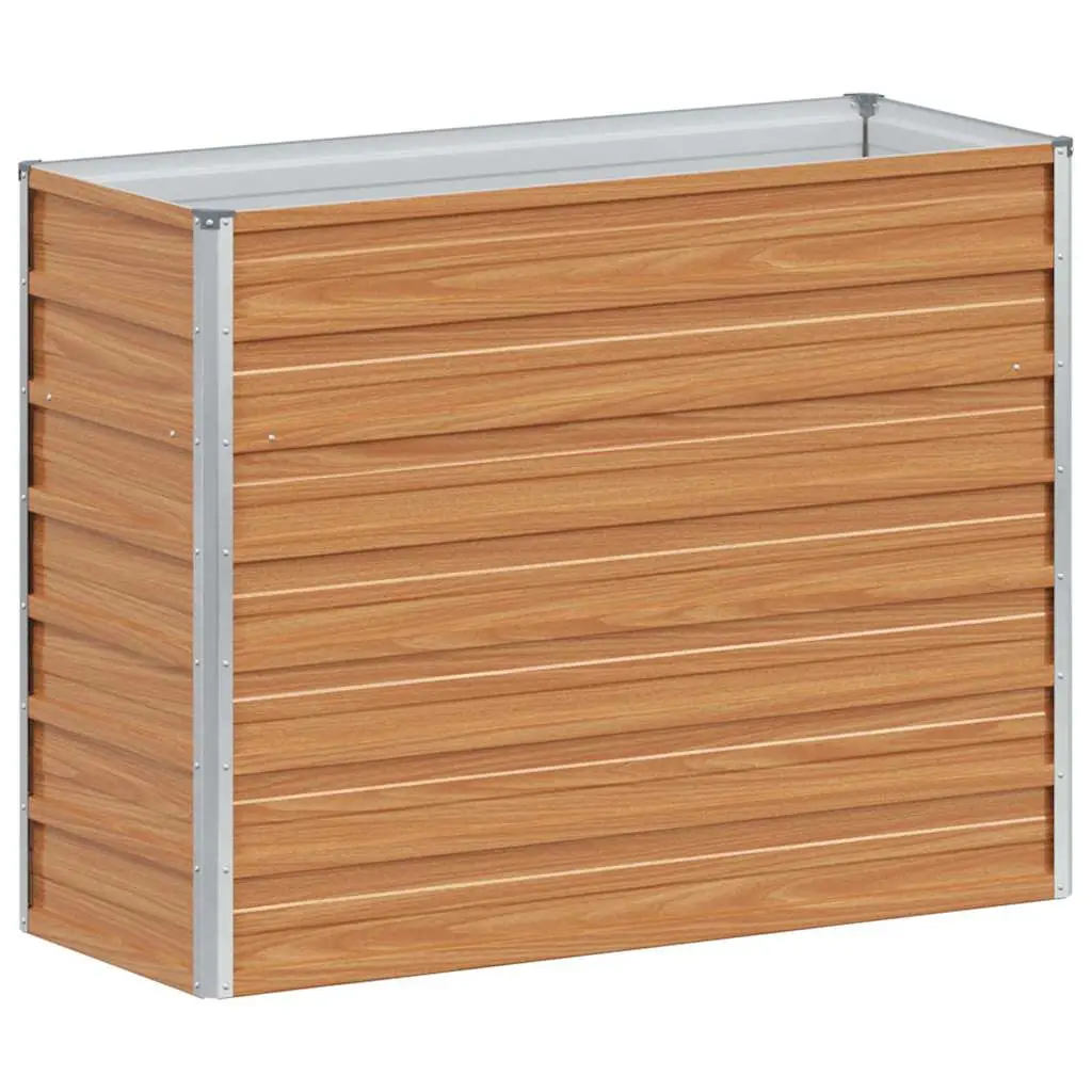 Jardinière surélevée | Pot de fleurs | Cache-pot | Bac à fleurs Marron Clair 100 x 40 x 77 cm