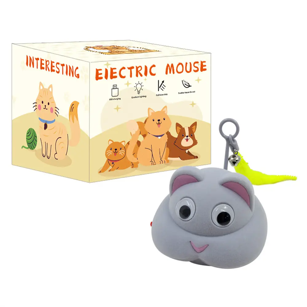 Jouet pour chat en forme de souris mobile DtopbuyAge