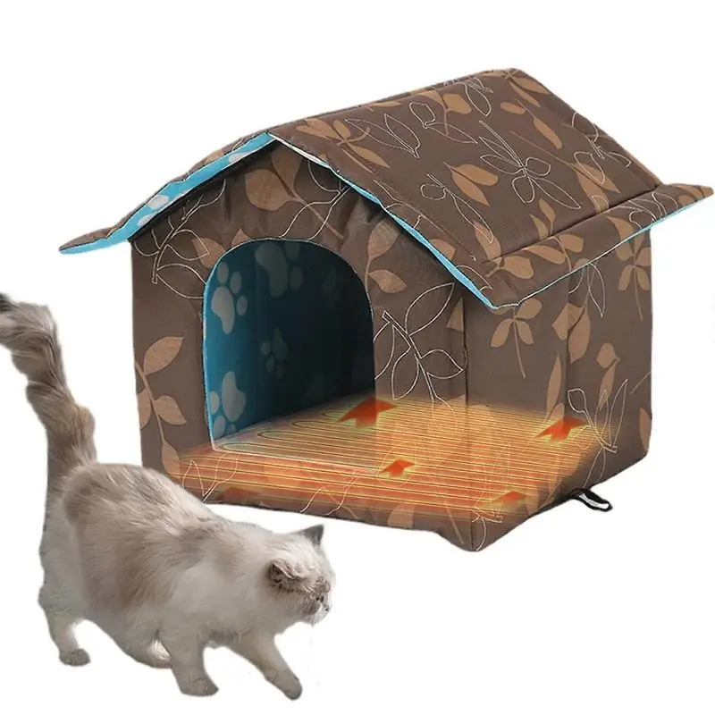 Lit pour chat amovible d’extérieur MCBOOSN