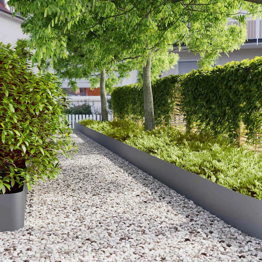 Lot de 10 Bordure autre Mirja Anthracite 25 X 103 cm – P95038A
