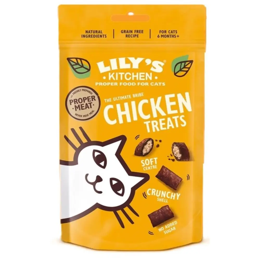 Lily’s Kitchen – Friandises au poulet 60g pour chat Lily’s Kitchen