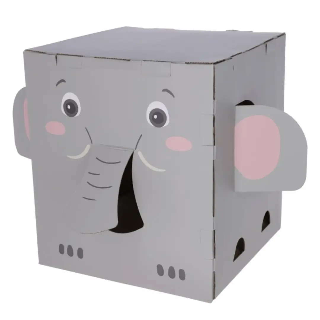 Griffoir pour lapin en maison éléphant