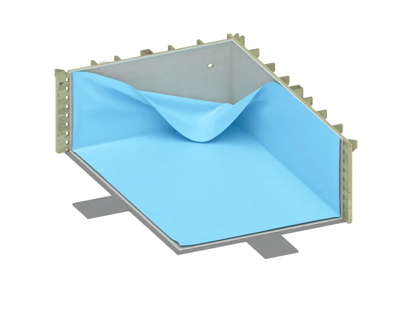 Liner 0.75 mm, bleu pâle, pour piscine Aruba BAS86 – LINER BAS86 – ALTANKA
