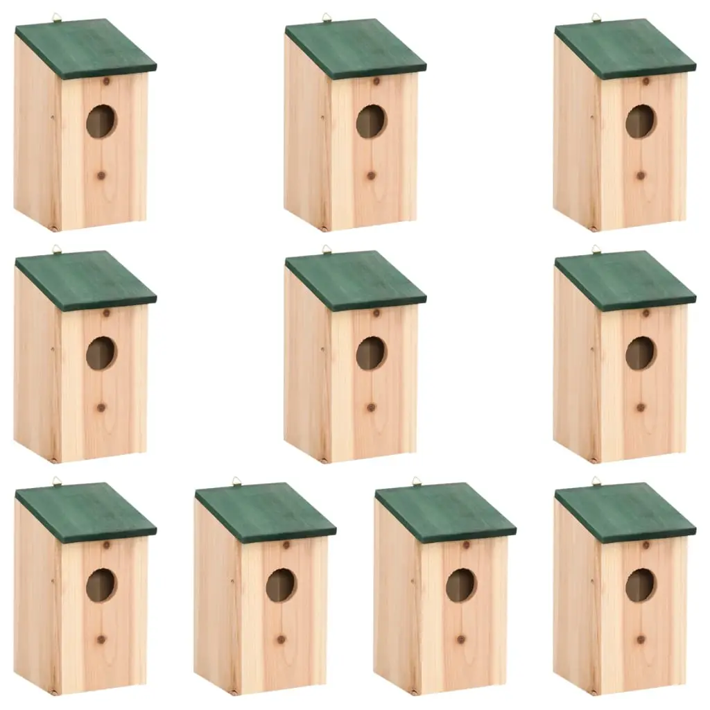 Lot de 10 Nichoir Prolenta Naturel 12 X 12 X 22 cm – P87209N