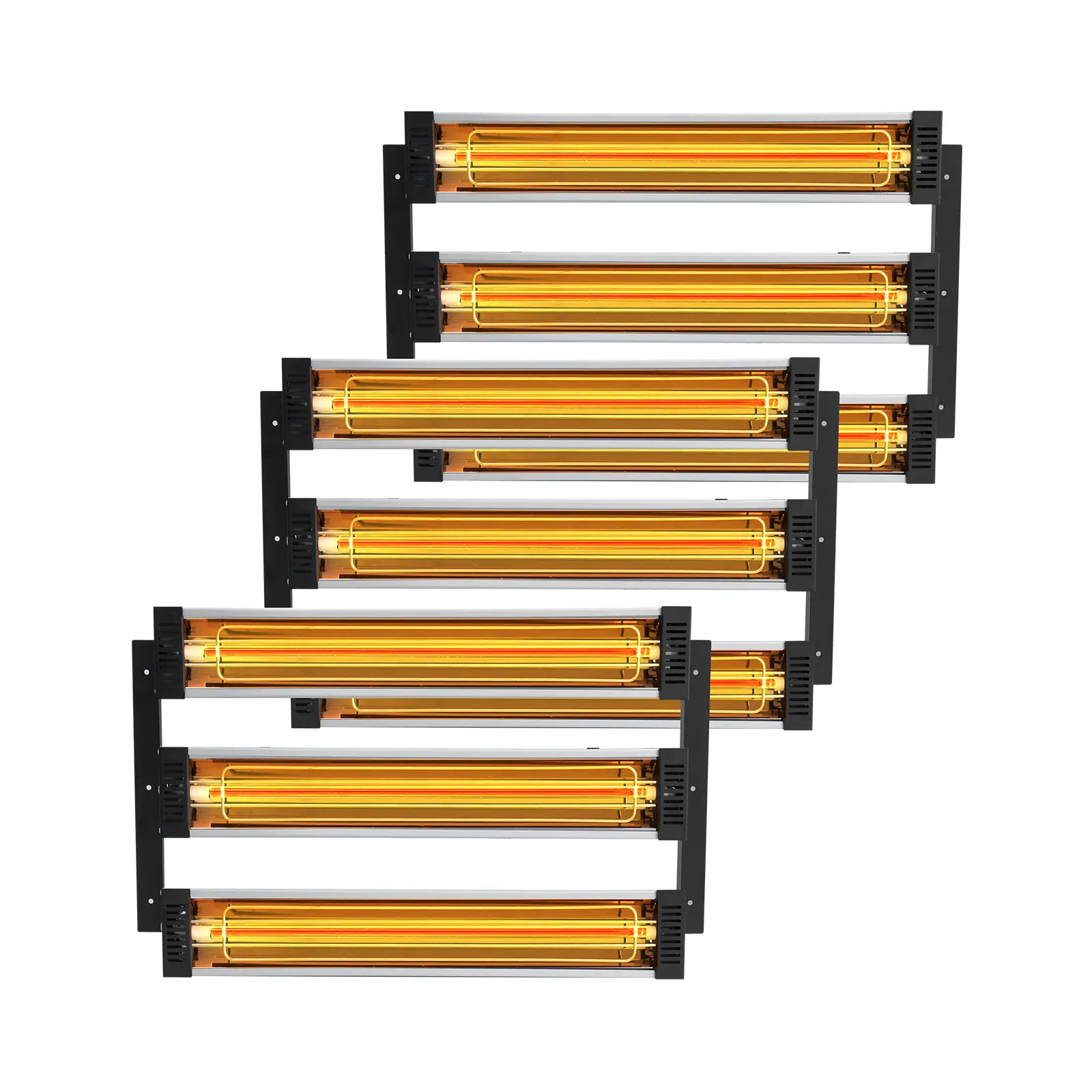 VEVOR Lampe polymérisation peinture infrarouge 3000 W, 3 pièces.