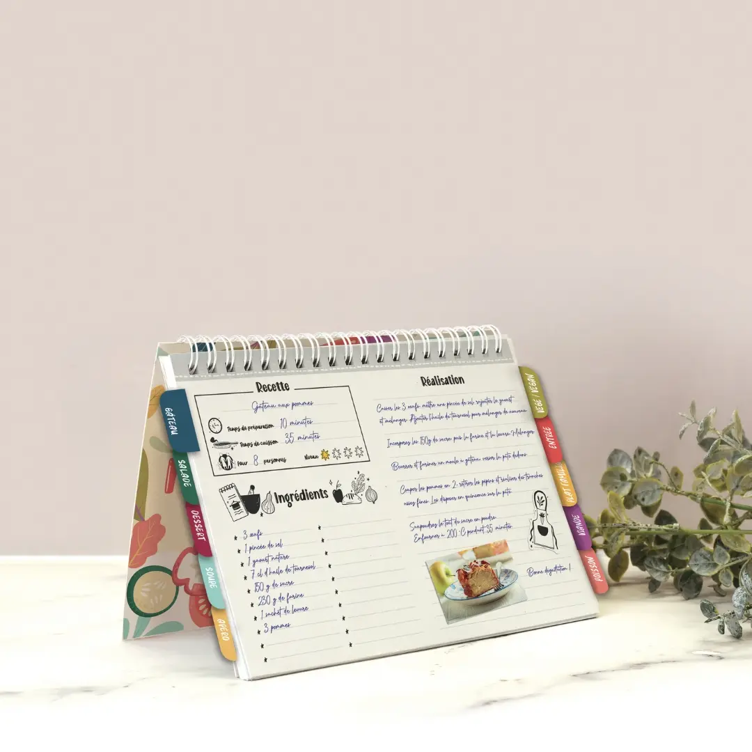 Kit carnet de recettes de famille –